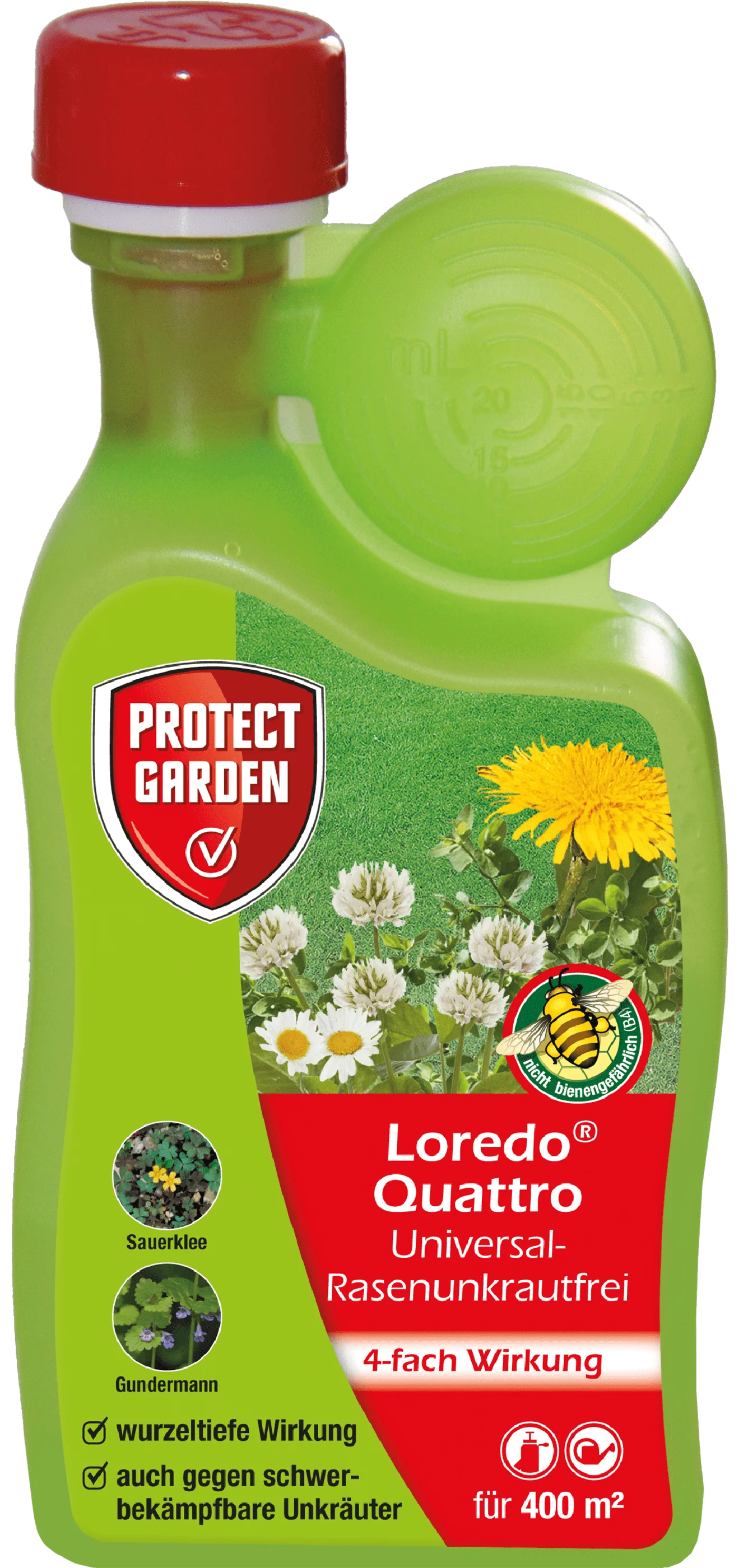 Protect Garden Loredo Quattro Universal-Rasenunkrautfrei für 400 m²