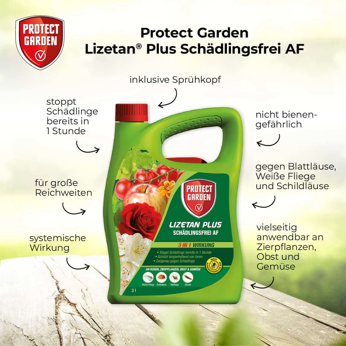 Protect Garden Lizetan Plus Schädlingsfrei AF   3 l