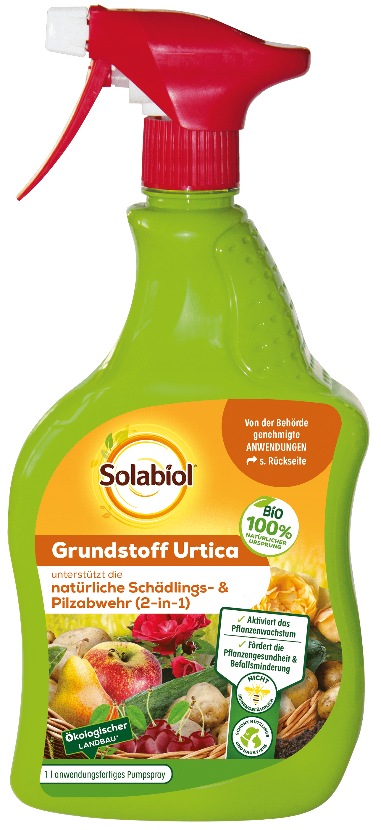 Solabiol Grundstoff Urtica Spray 100 % natürlicher Inhaltsstoff 1 L