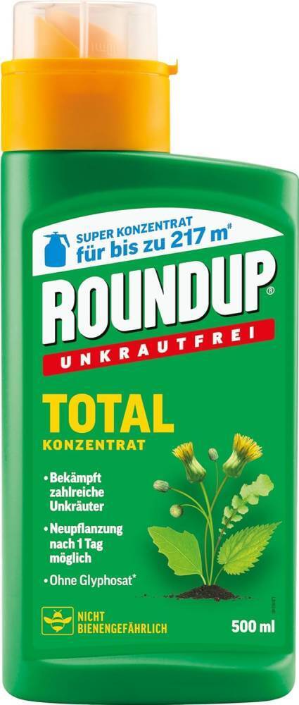 Roundup® Unkrautfrei Total Konzentrat 500 ml für bis zu 217 m² Neu 