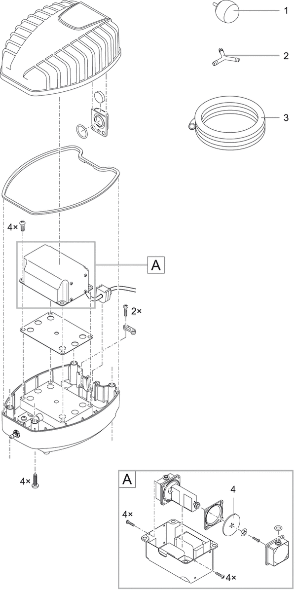  AquaOxy 500 Ersatzteile