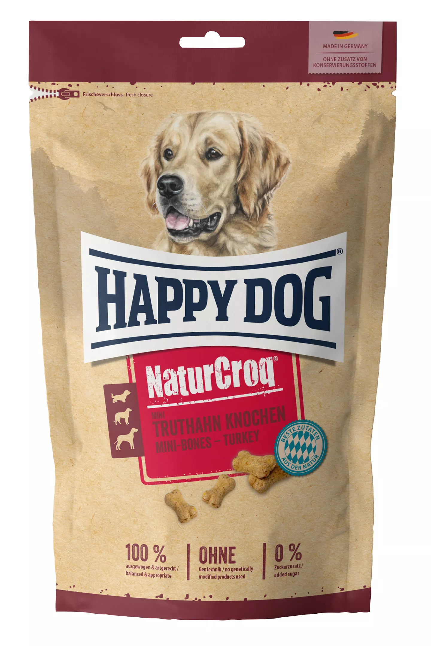 Happy Dog NaturCroq 700 g NaturCroq Mini Truthahn Knochen