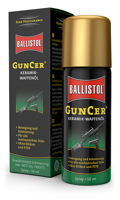 Ballistol GunCer Keramik-Waffenöl Spray 50 ml