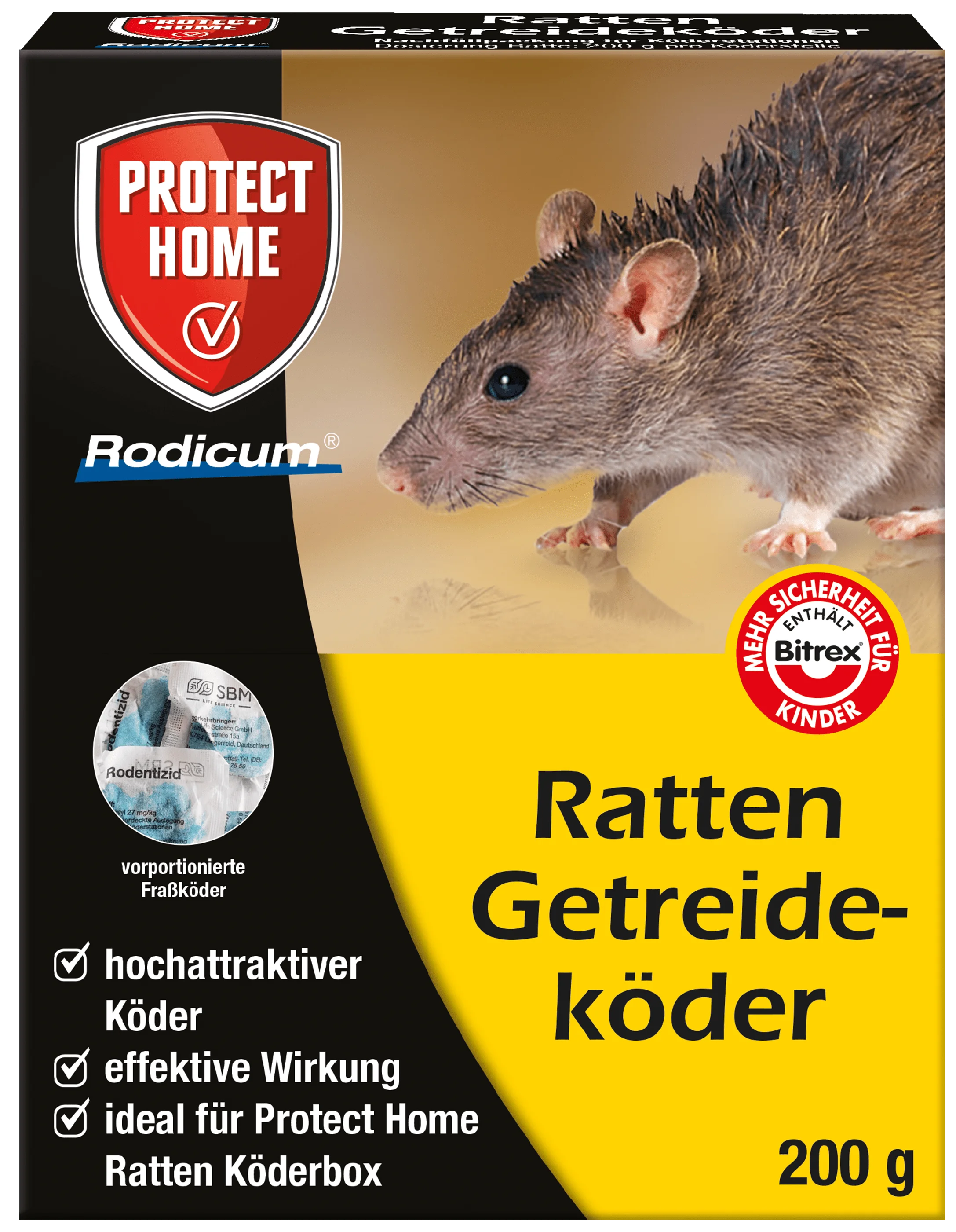 Protect Home Ratten Getreideköder 200g