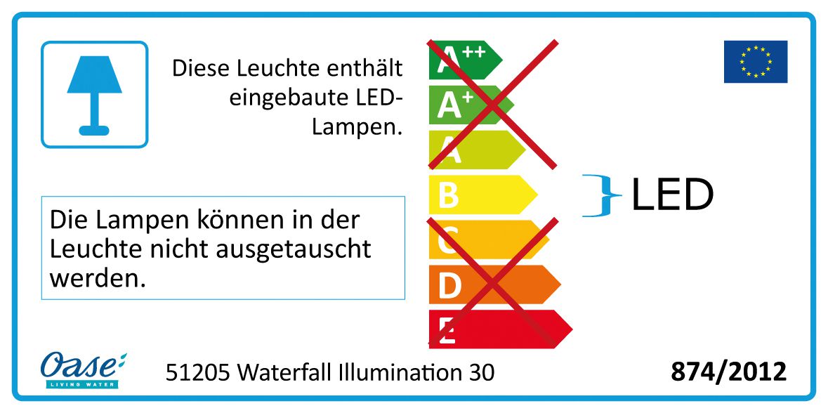 Oase Waterfall Illumination 30 LED- Wasserfallbeleuchtung