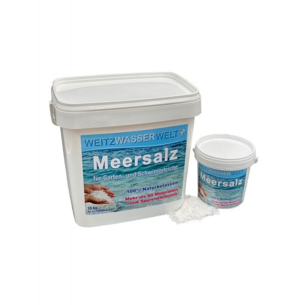 Weitzwasserwelt Meersalz Teiche 1kg