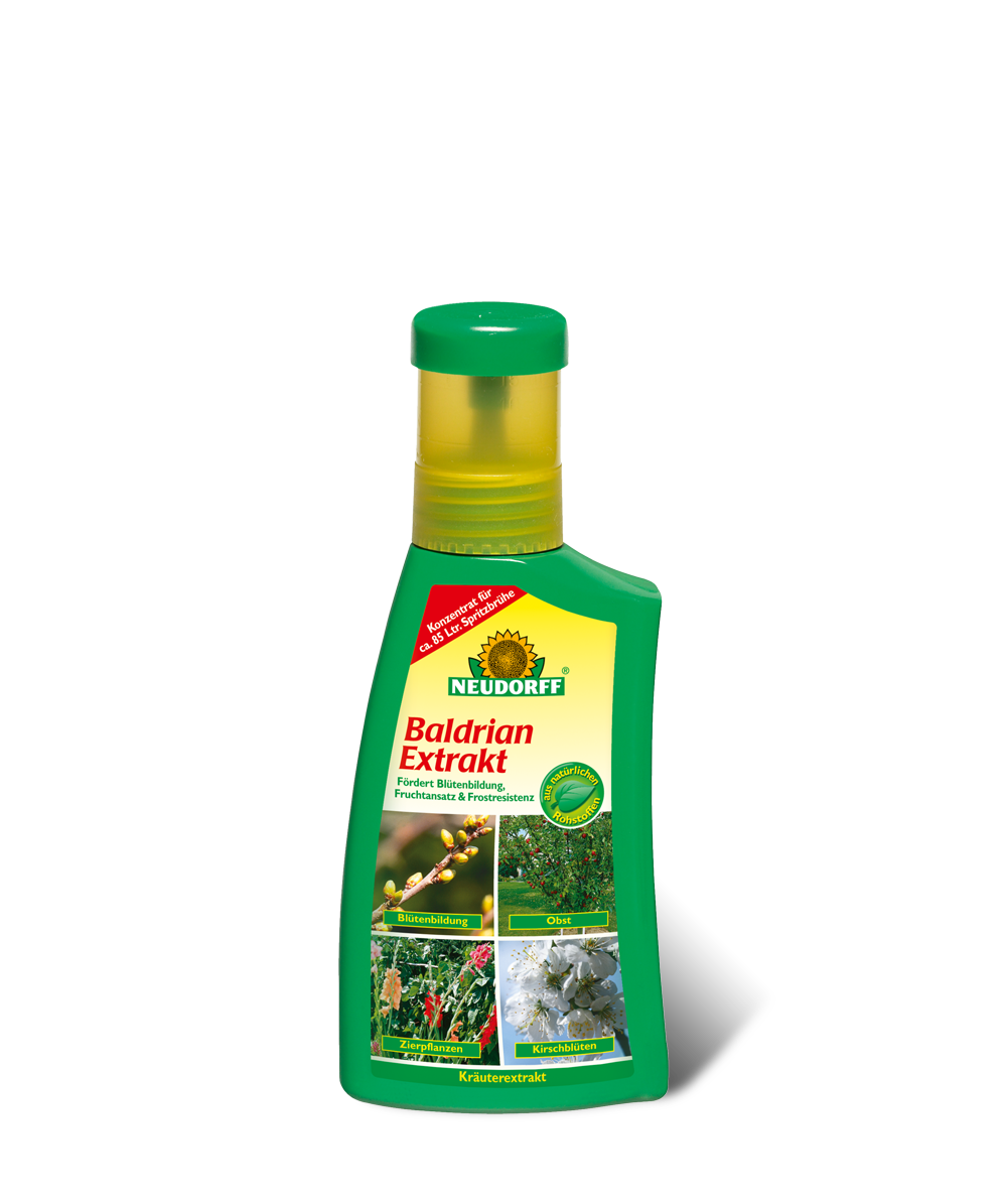 Neudorff Baldrian Extrakt 250 ml Fördert Blütenbildung, Fruchtansatz und Frostresistenz