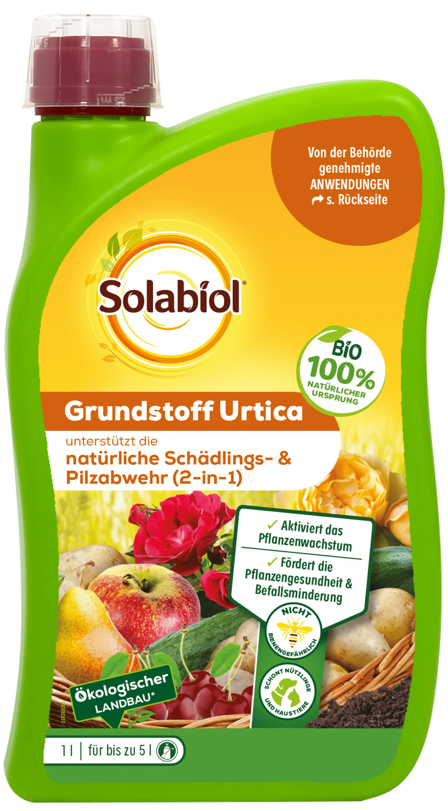 Solabiol Grundstoff Urtica Konzentrat 1000 ml 