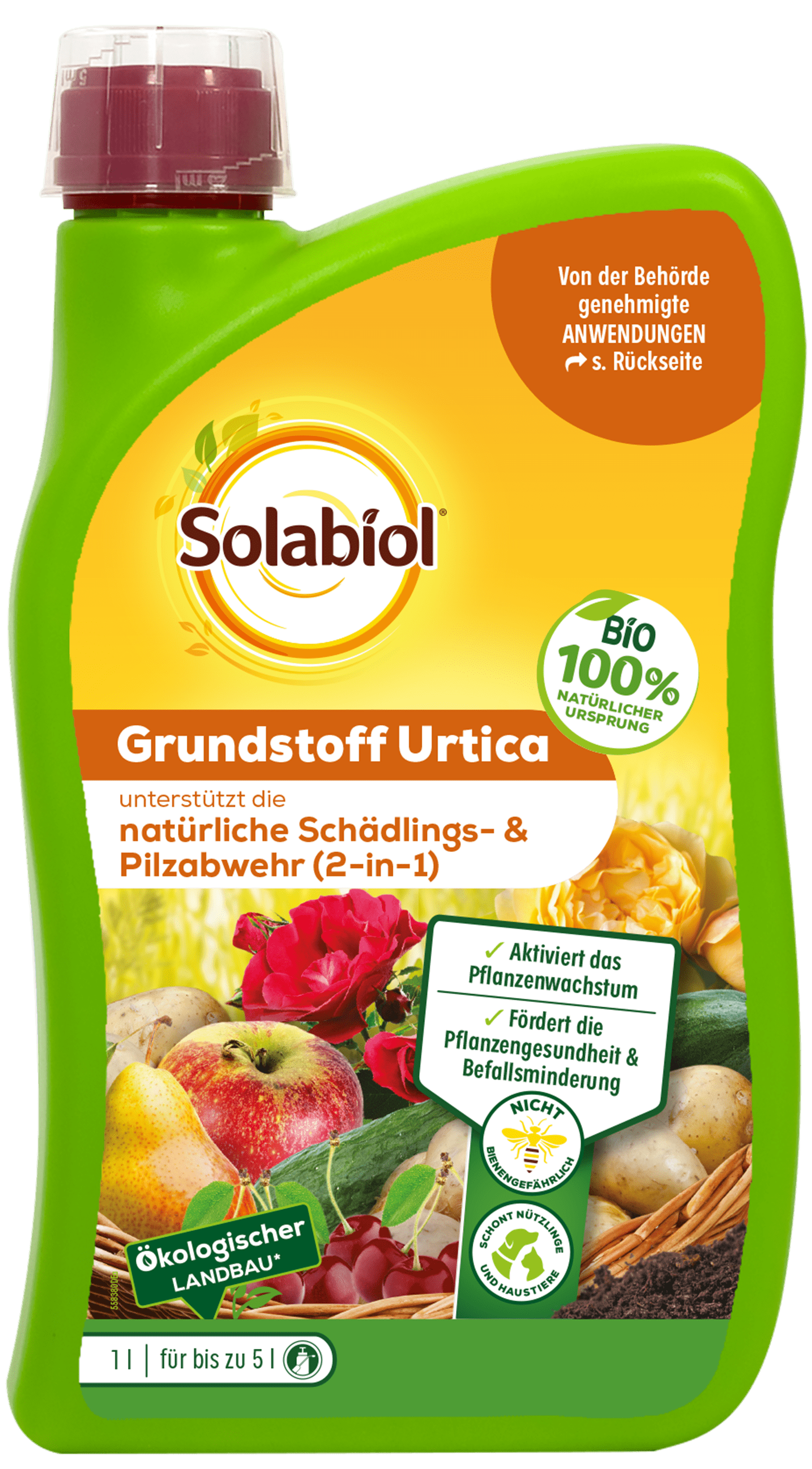 Solabiol Grundstoff Urtica Konzentrat 1000 ml 