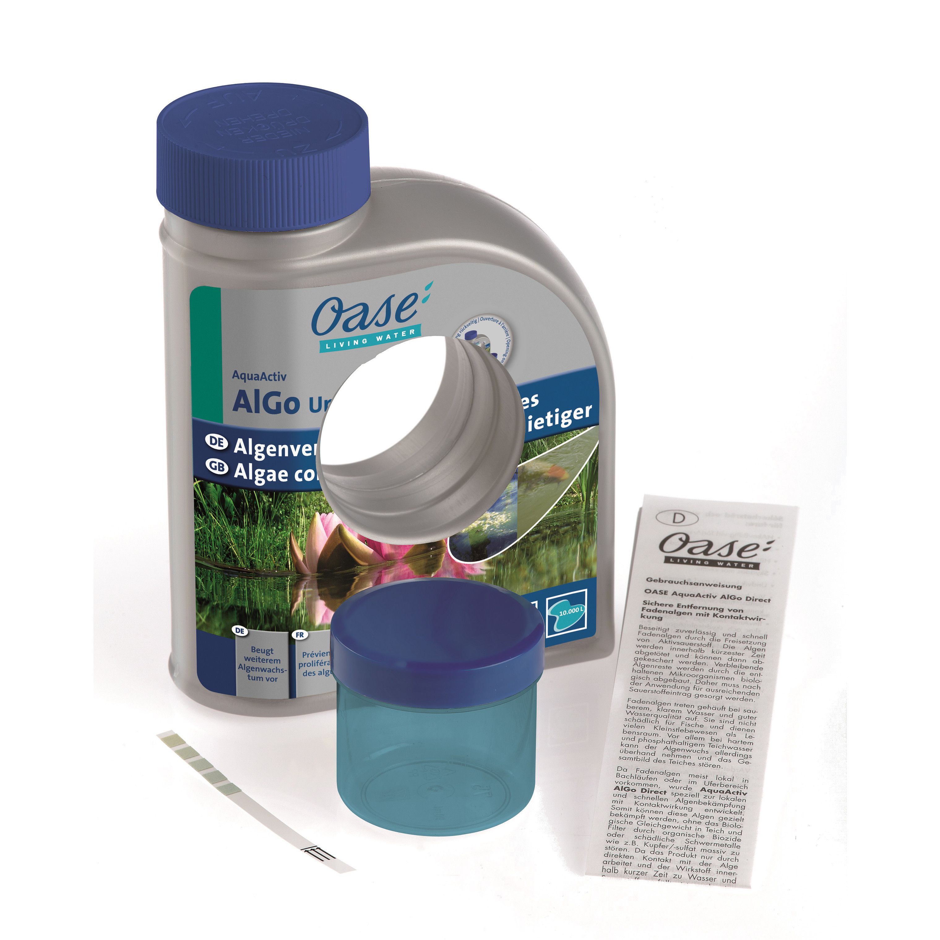 Oase AquaActiv AlGo Universal Algenvernichter 500 ml für 10000 L
