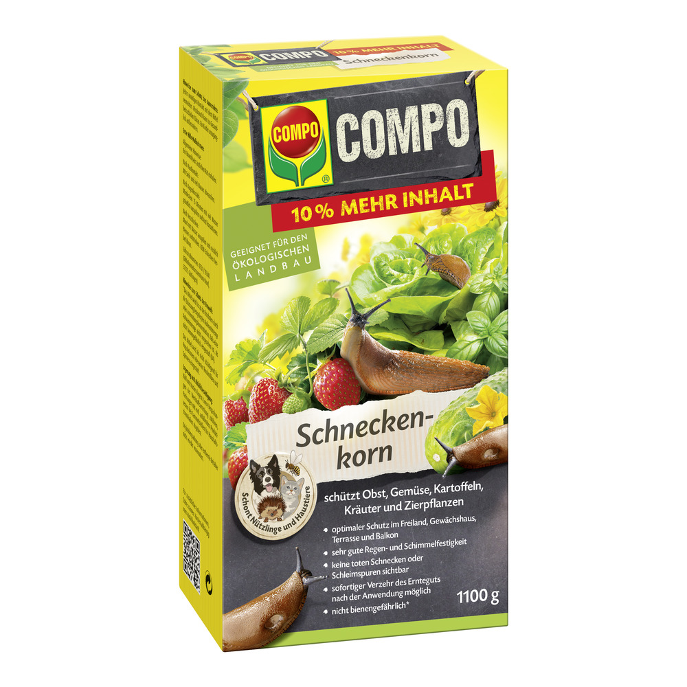 COMPO Schneckenkorn Pflanzenkorn 1,1 kg