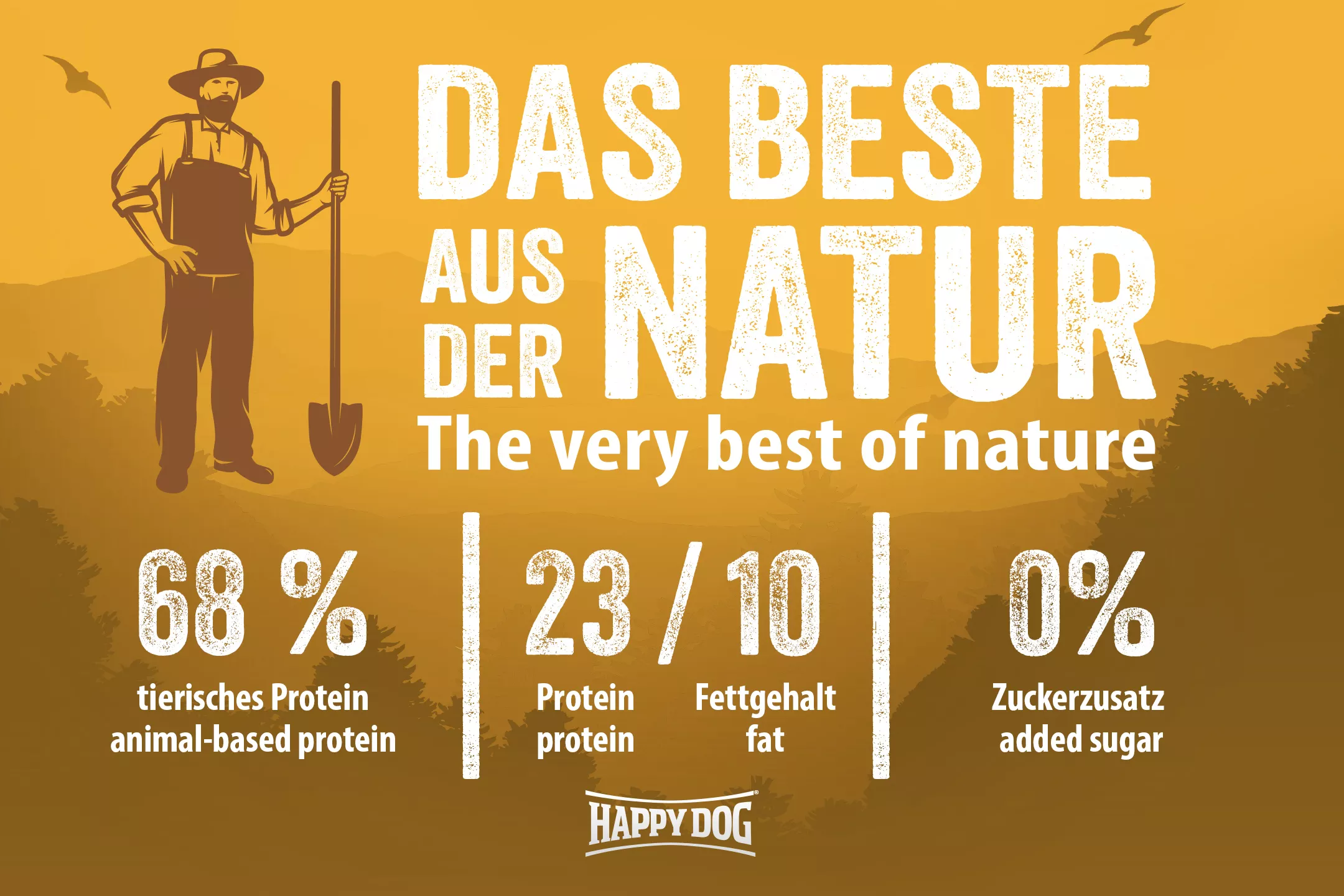 Happy Dog Natur Natur Croq Geflügel & Reis 1 kg