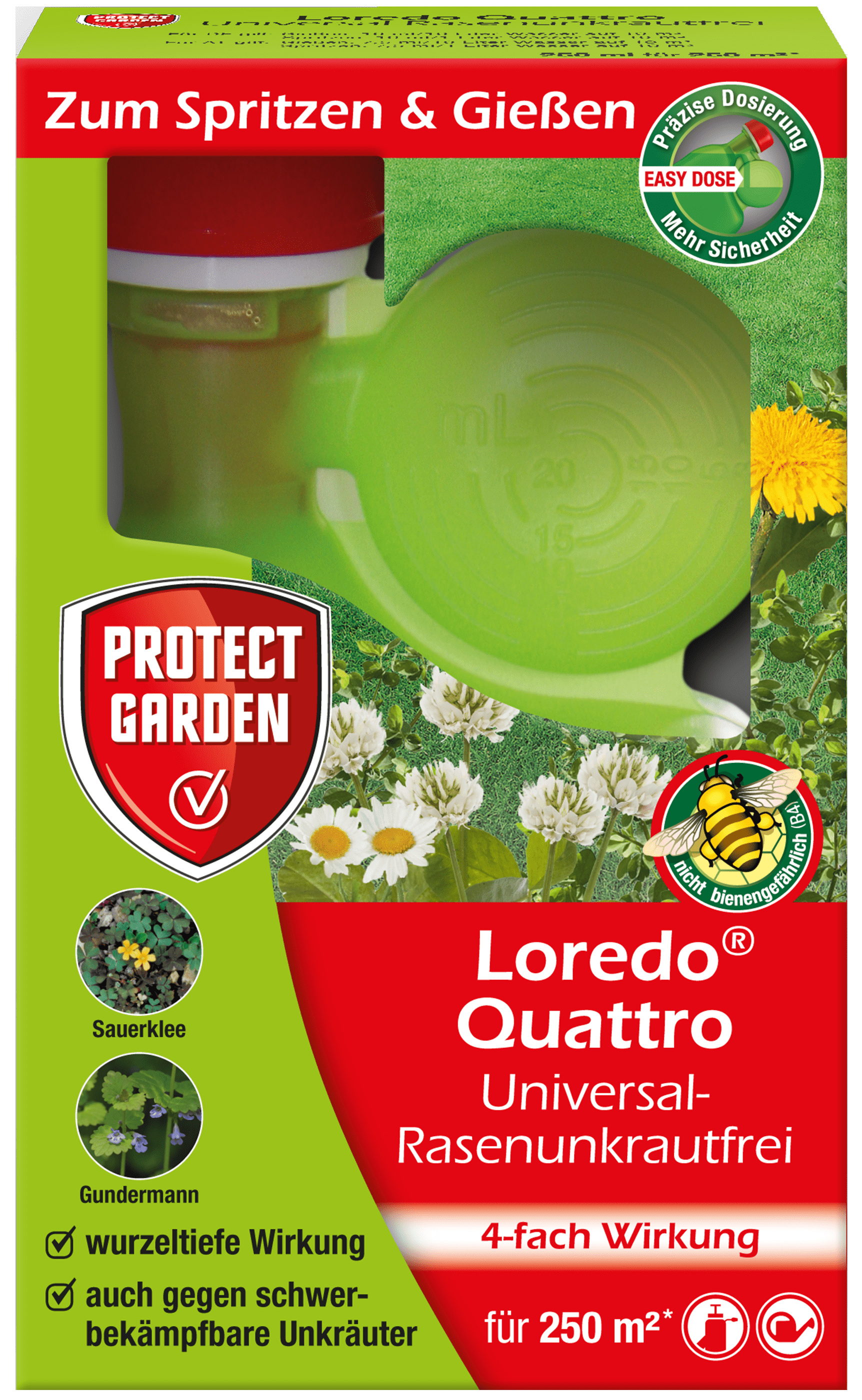 Protect Garden Loredo Quattro Universal-Rasenunkrautfrei für 250 m²
