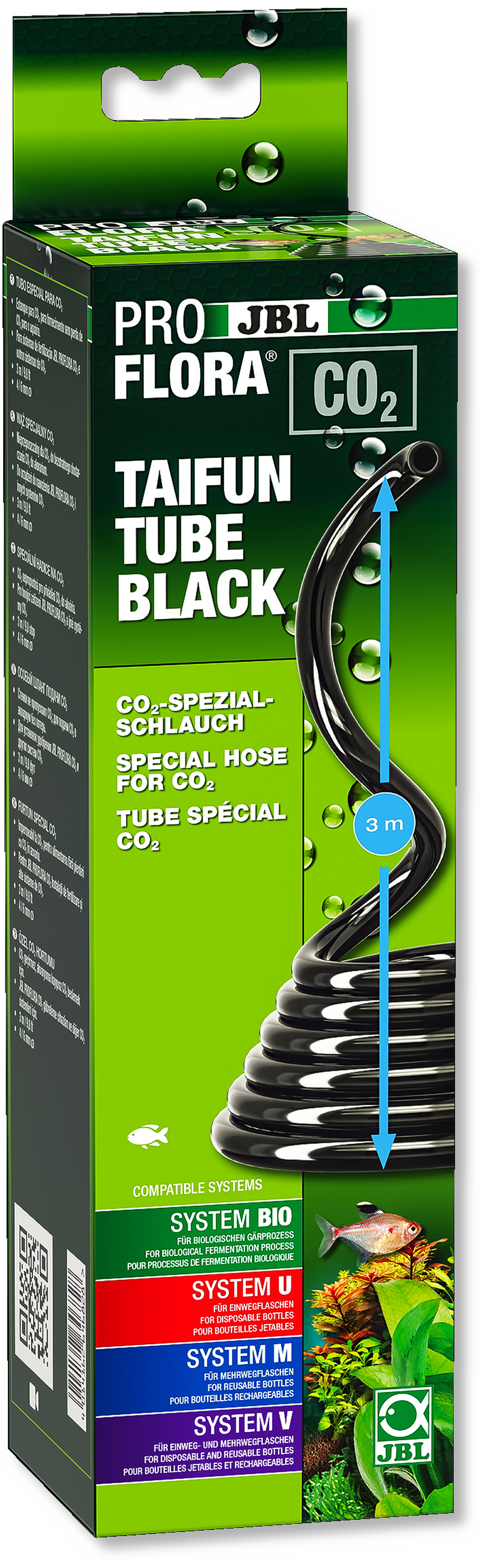 JBL PROFLORA CO2 TAIFUN TUBE black