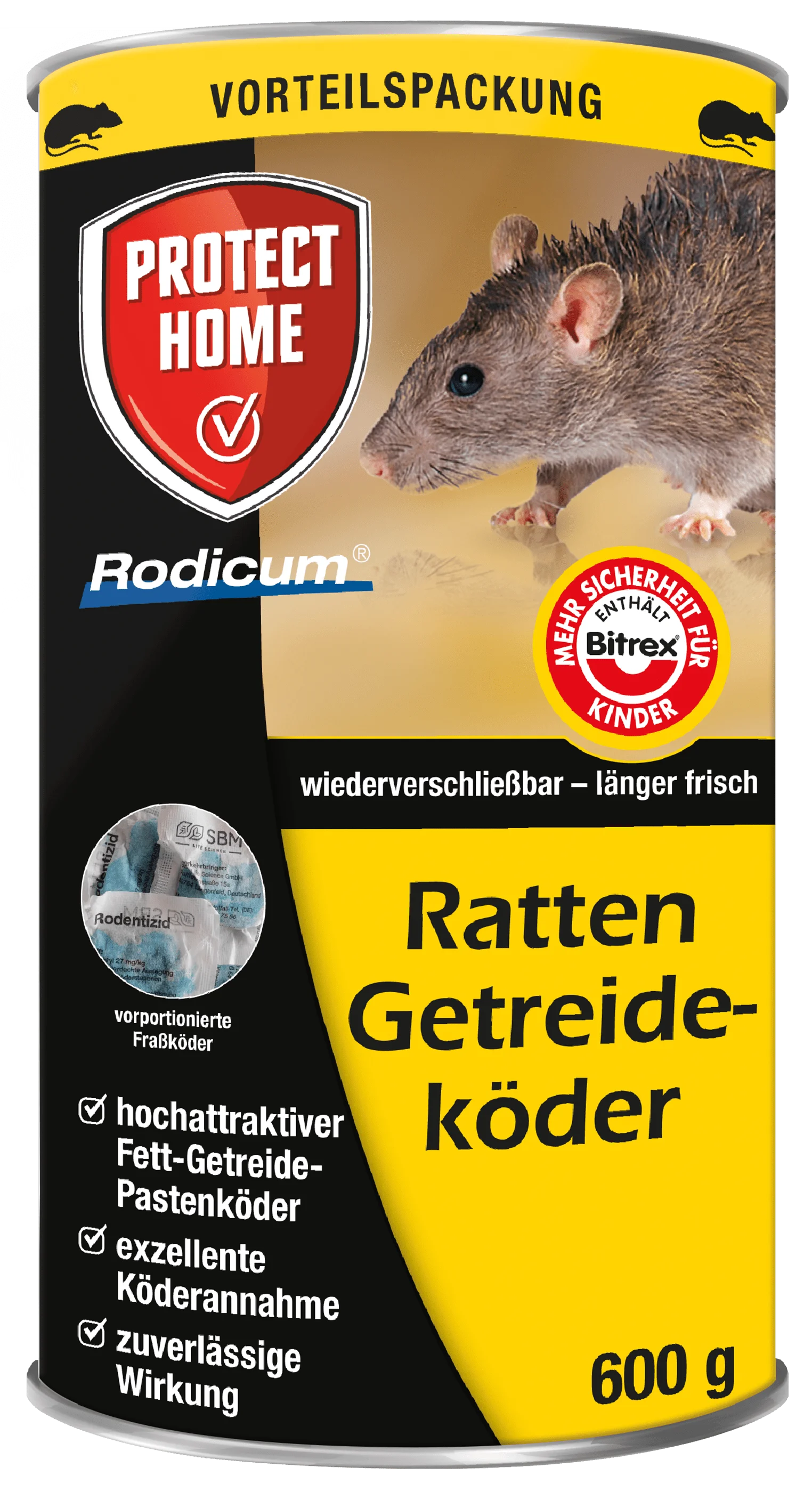 Protect Home Ratten Getreideköder 600 g