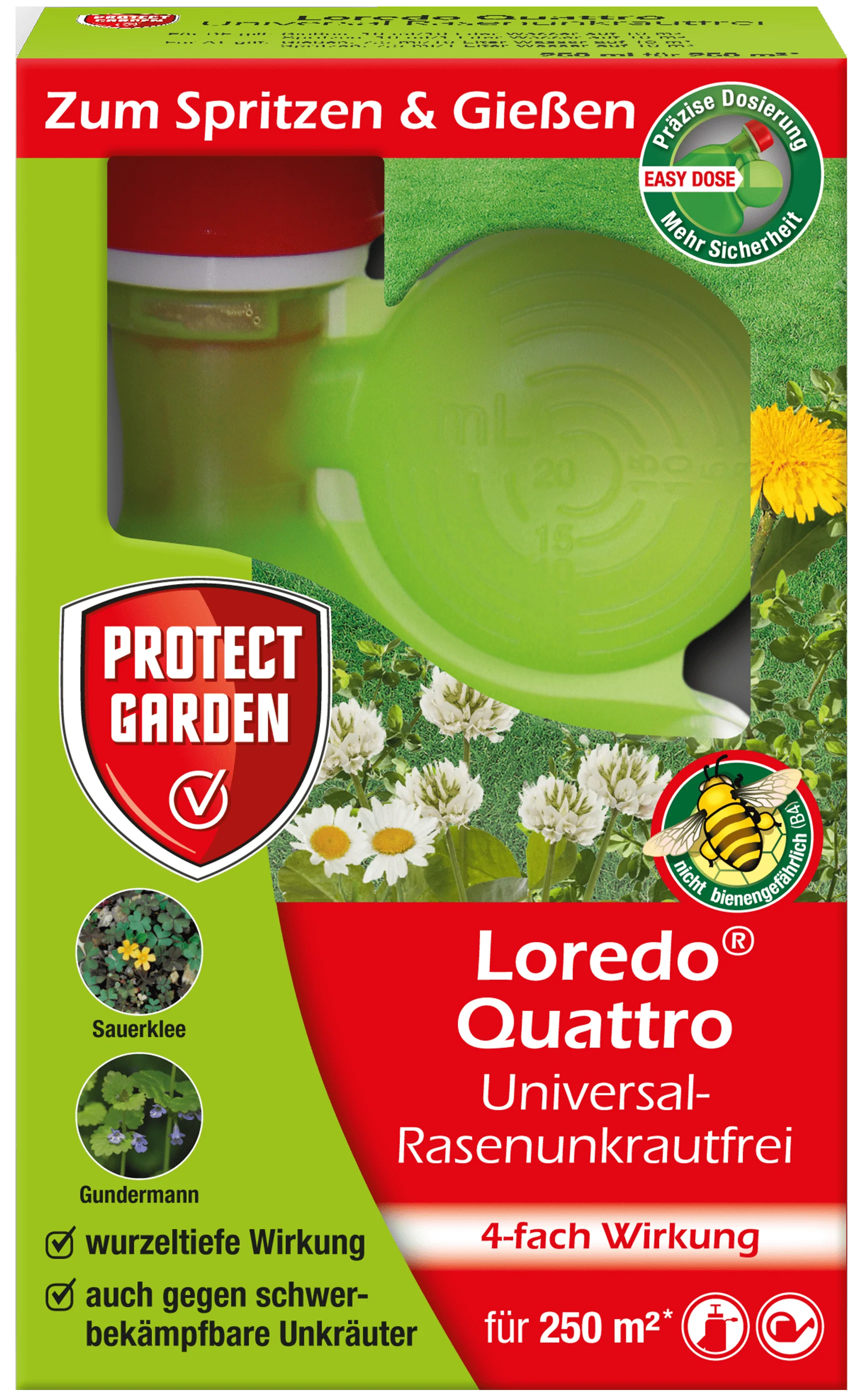 Protect Garden Loredo Quattro Universal-Rasenunkrautfrei für 250 m²