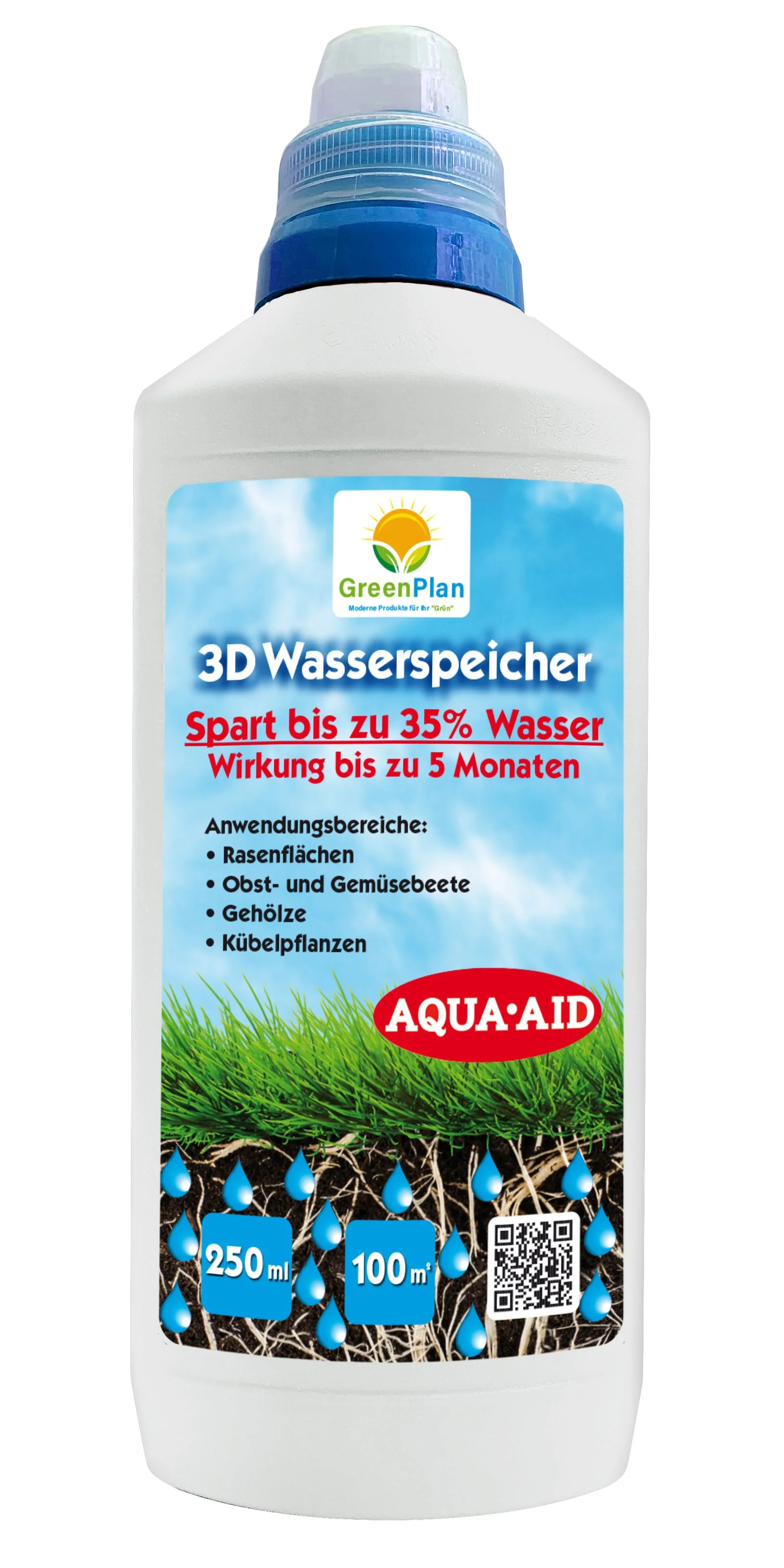 GreenPlan GP 3 D Wasserspeicher flüssig 250 ml