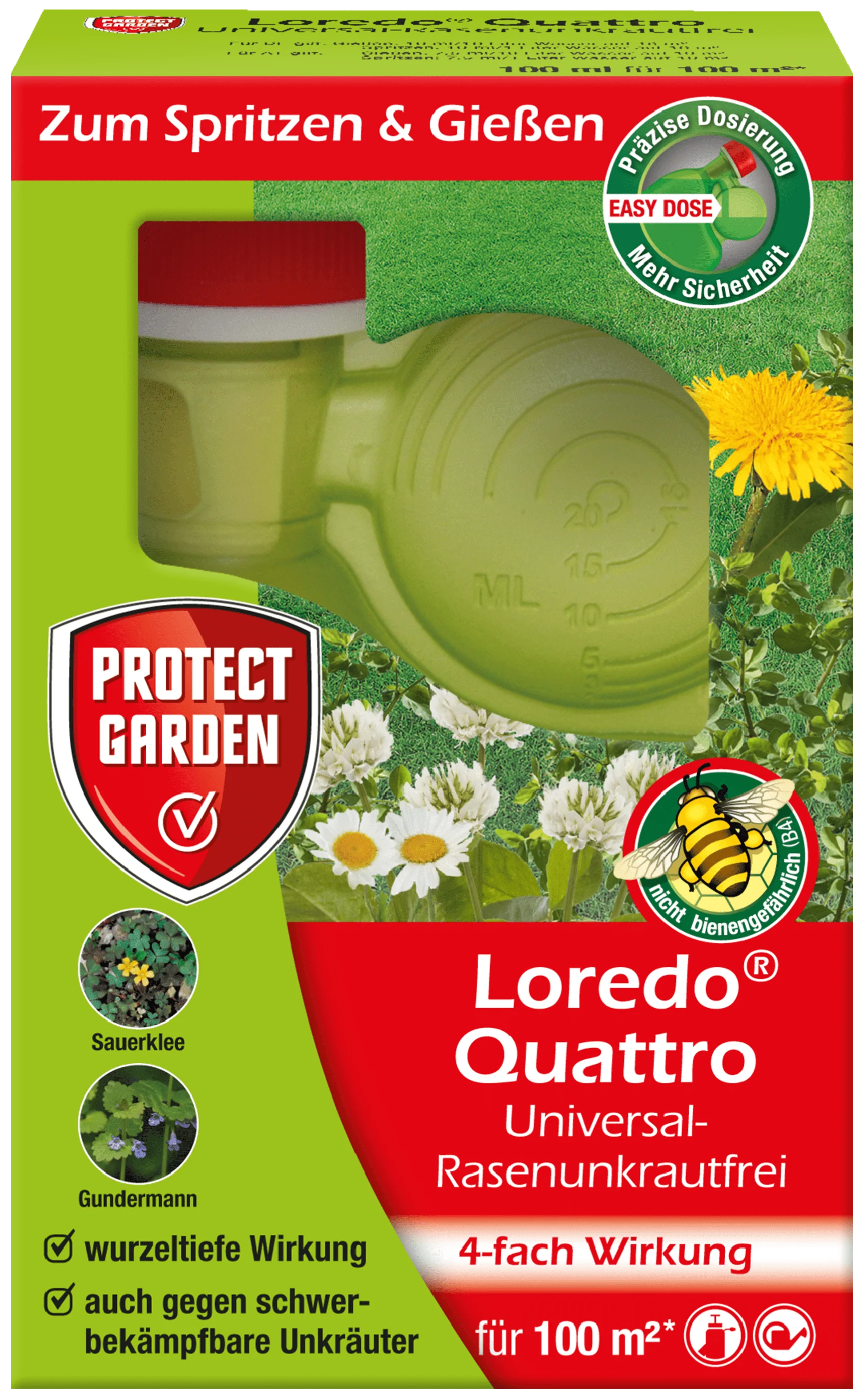 Protect Garden Loredo Quattro Universal-Rasenunkrautfrei für 100 m²