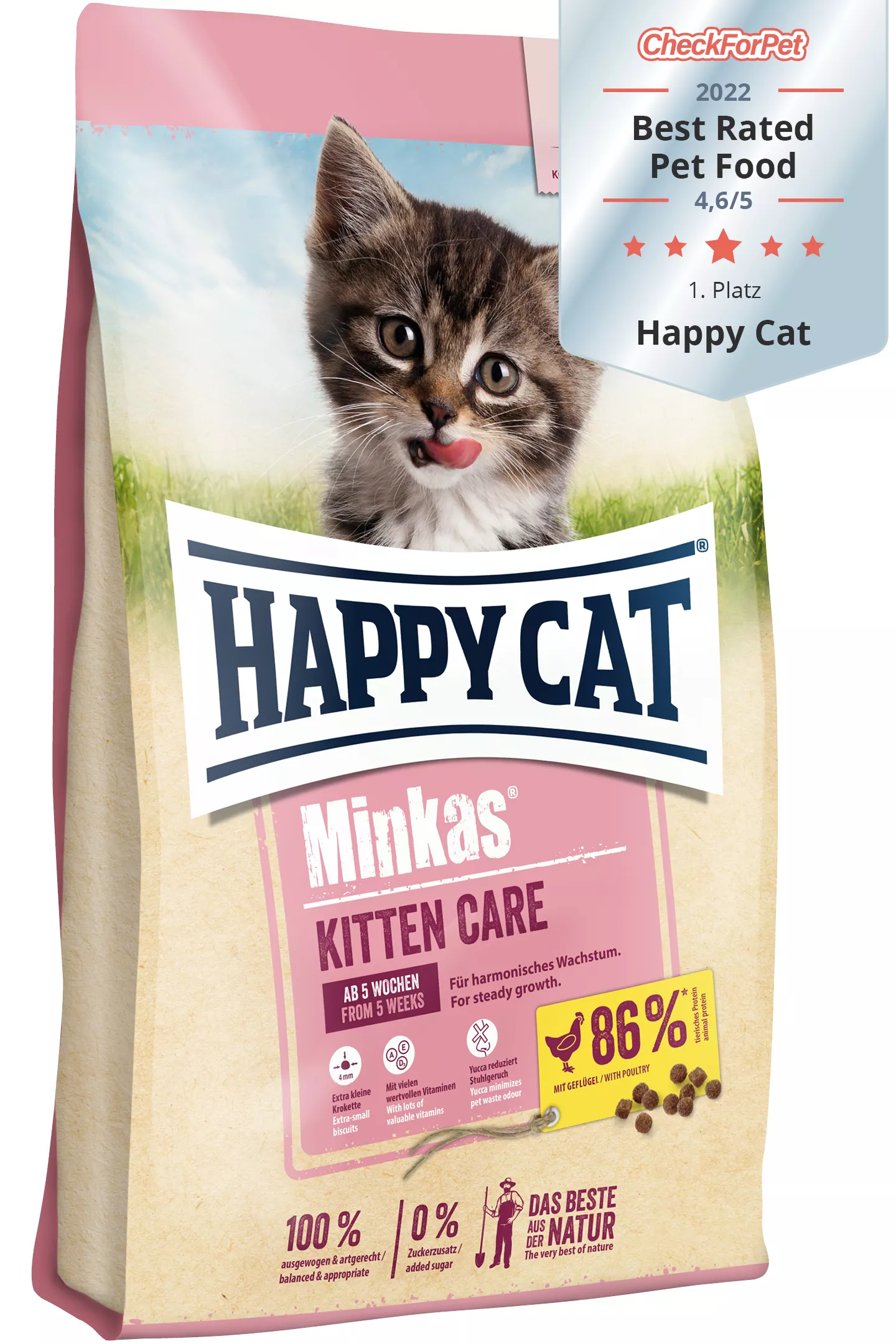 Happy Cat Minkas Kitten Care Geflügel 500 g