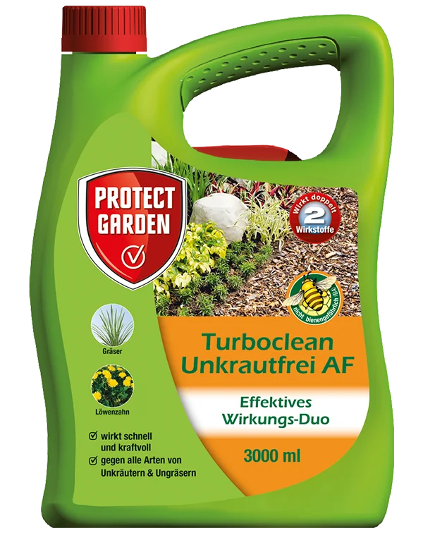 Protect Garden Turboclean Unkrautfrei AF Breites Wirkungsspektrum (Unkräuter/Algen/Moos) 3 l 