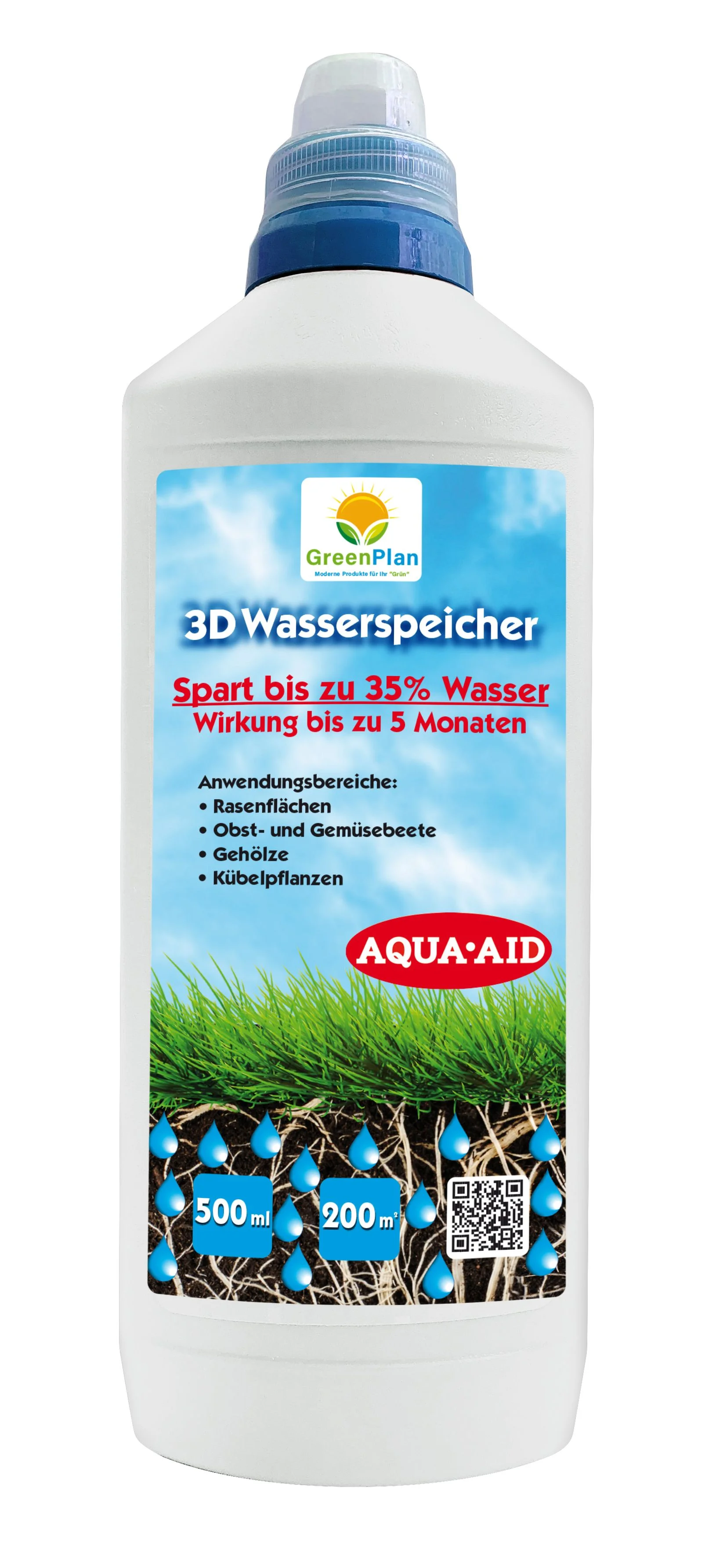 GreenPlan GP 3 D Wasserspeicher flüssig 500 ml 