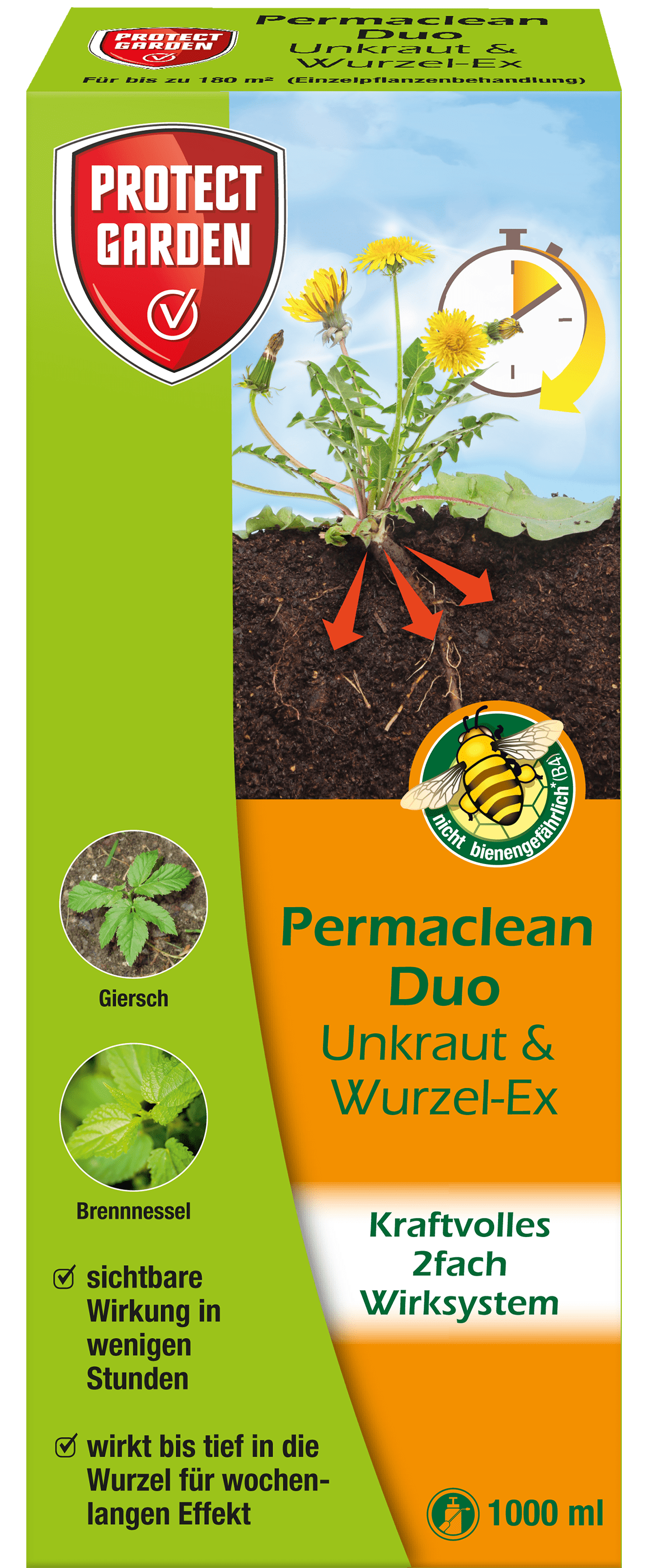 Protect Garden Permaclean Duo Unkraut & Wurzel-Ex 1000 ml 