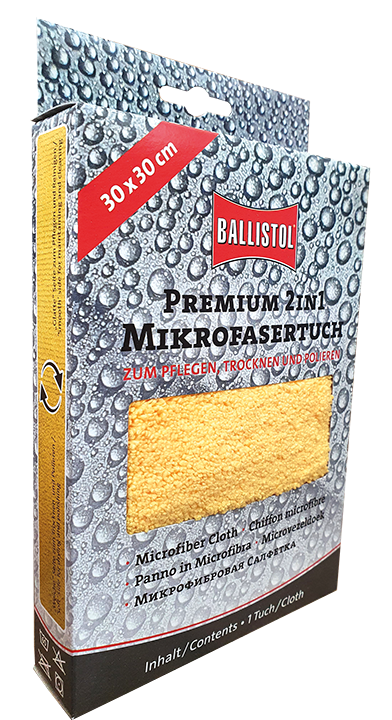 Ballistol Premium 2 in1 Mikrofasertuch Pflegen, Trocknen, Polieren 
