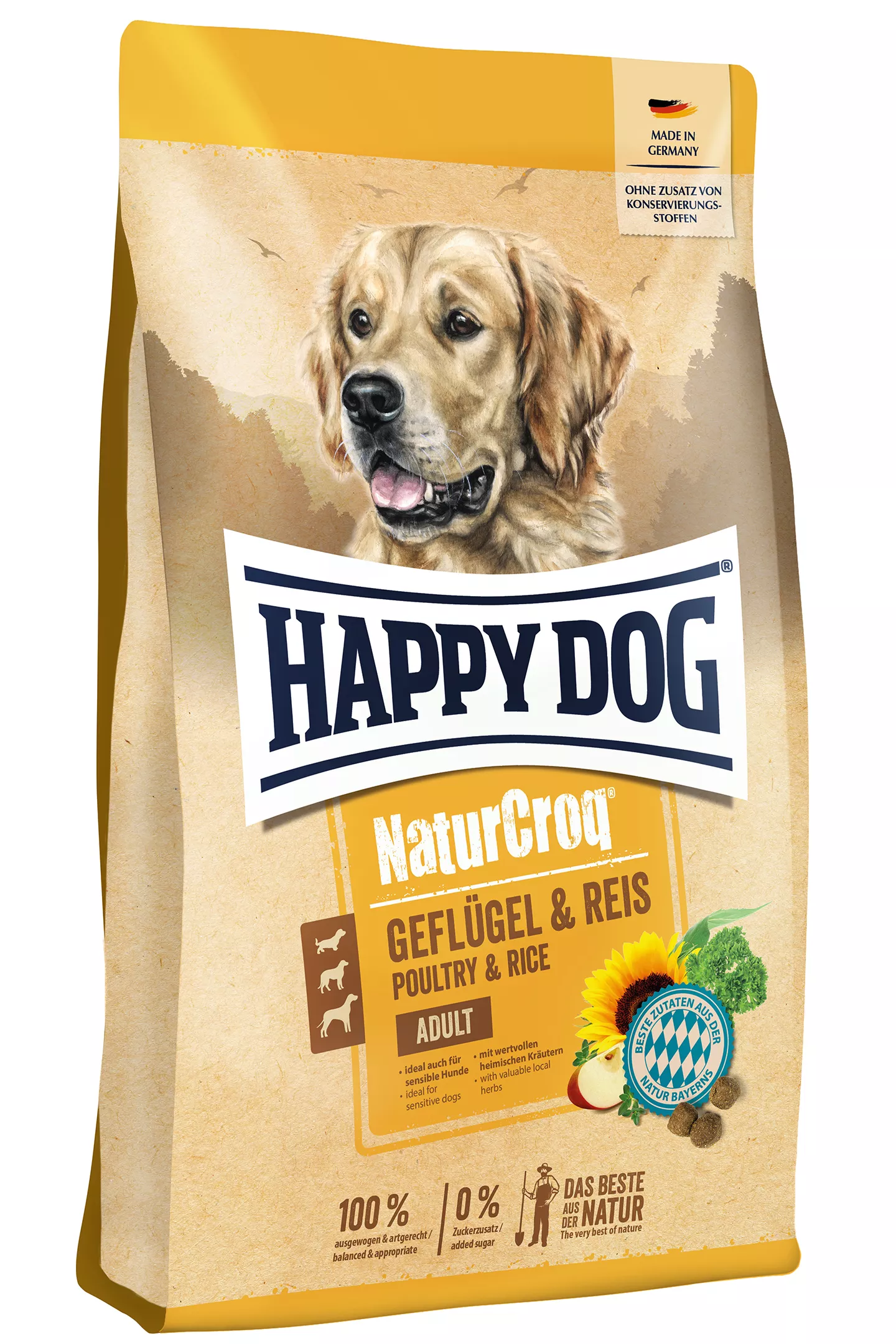 Happy Dog Natur Natur Croq Geflügel & Reis 1 kg