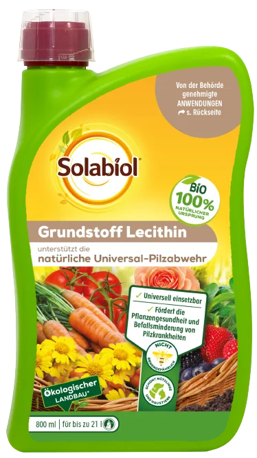 Solabiol Grundstoff Lecithin unterstützt die natürliche Abwehr von Pilzkrankheiten 800 ml