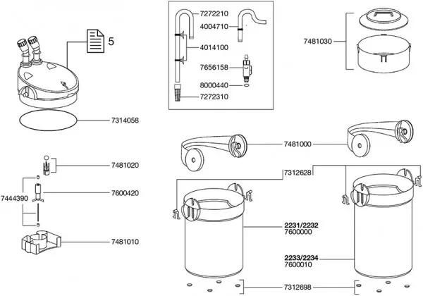 Eheim Pumpenrad (50-60 Hz) für 2235/2236