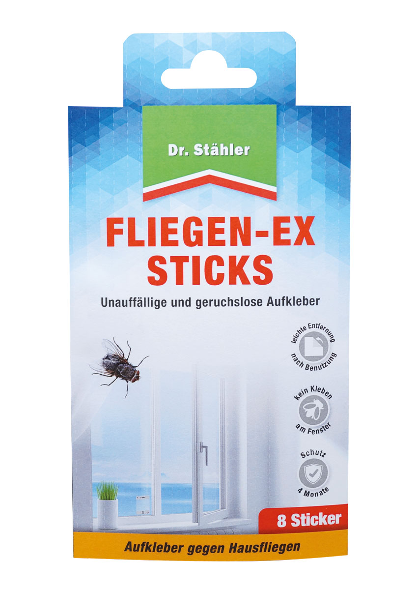 Dr. Stähler Fliegen-Ex Sticks Unauffällige und geruchslose Aufkleber