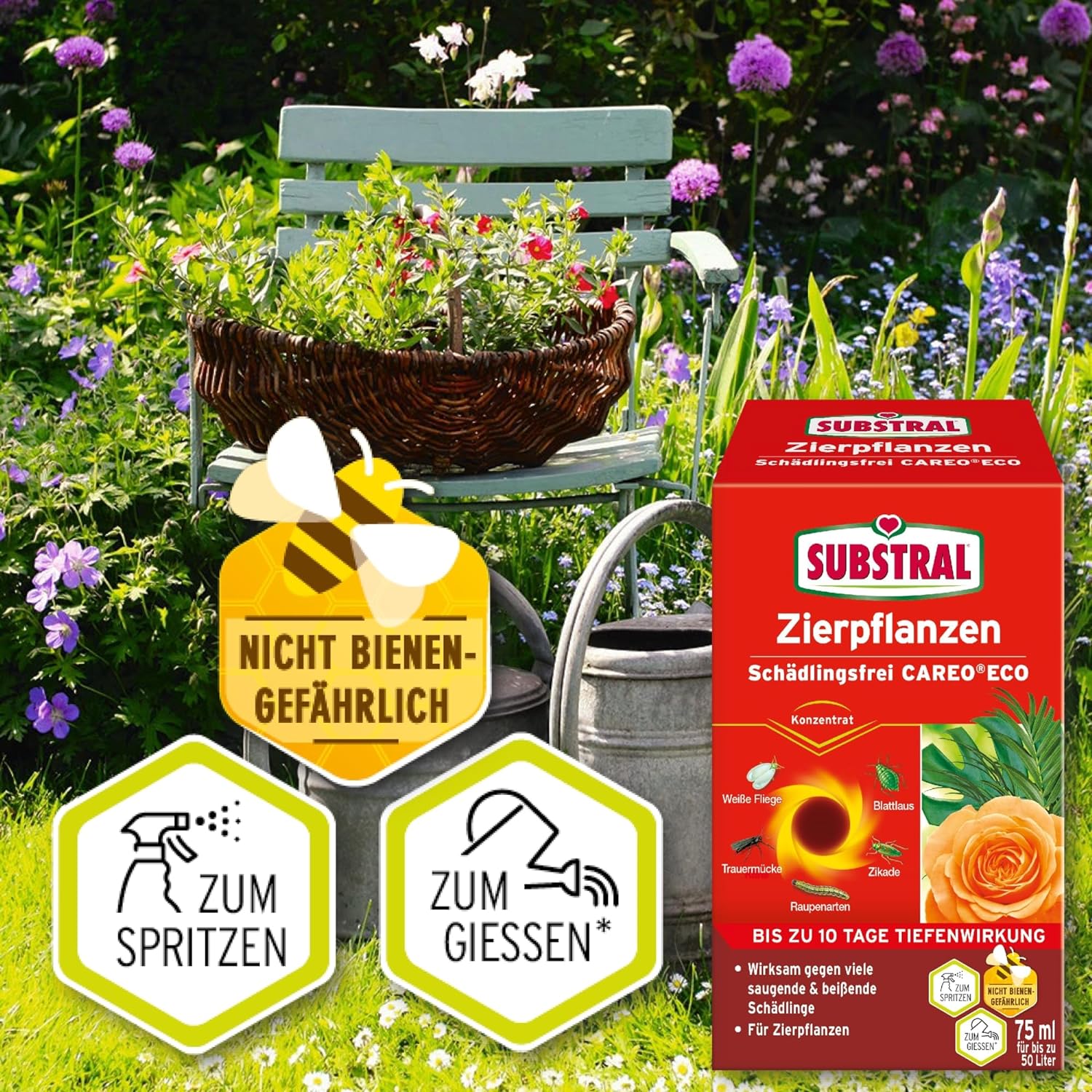 SUBSTRAL® Zierpflanzen Schädlingsfrei Careo Eco für bis zu 50 Liter 