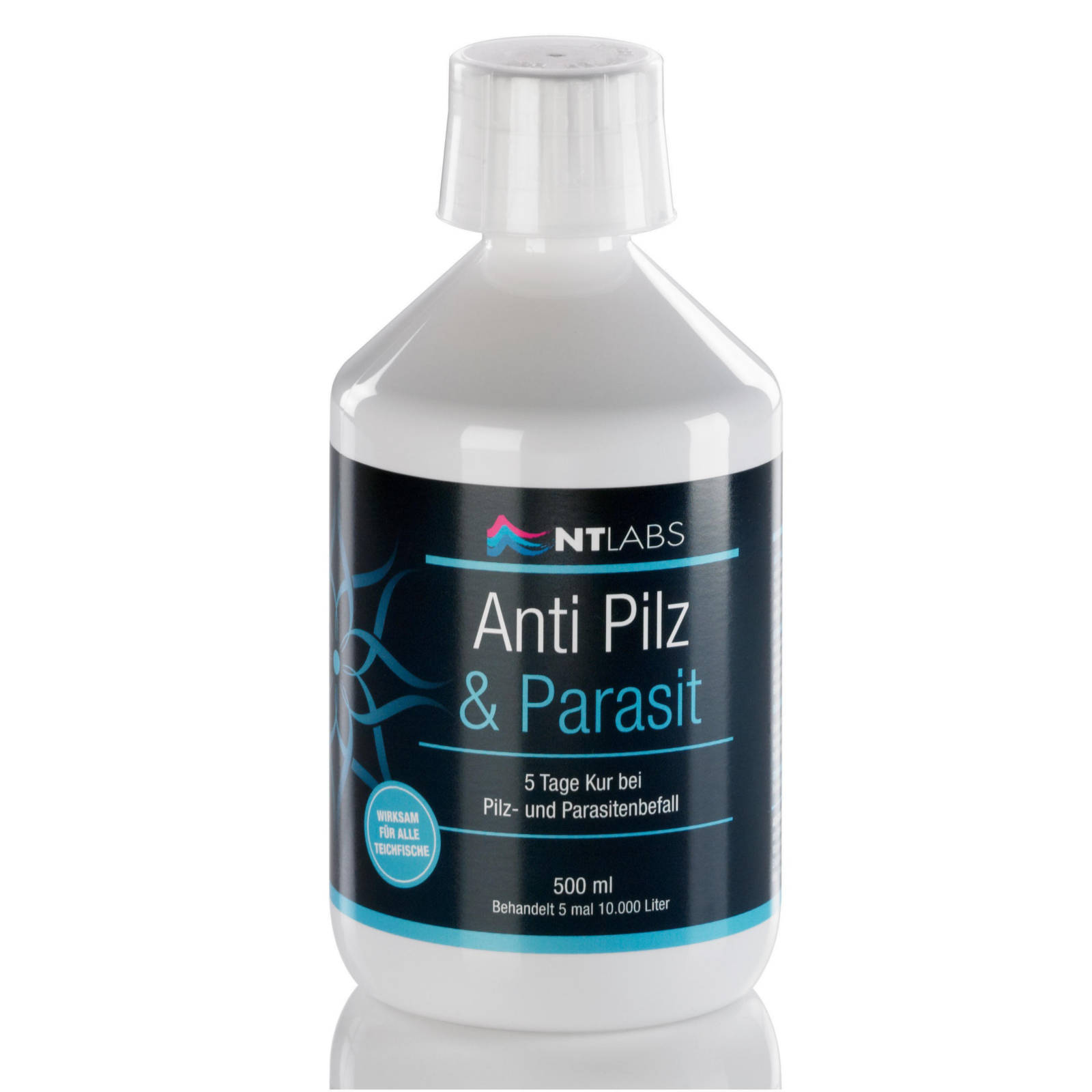 Unique Koi NT-Labs Anti Pilz & Parasit 5 Tage Kur bei Pilz- und Parasitenbefall 2500ml für 50000