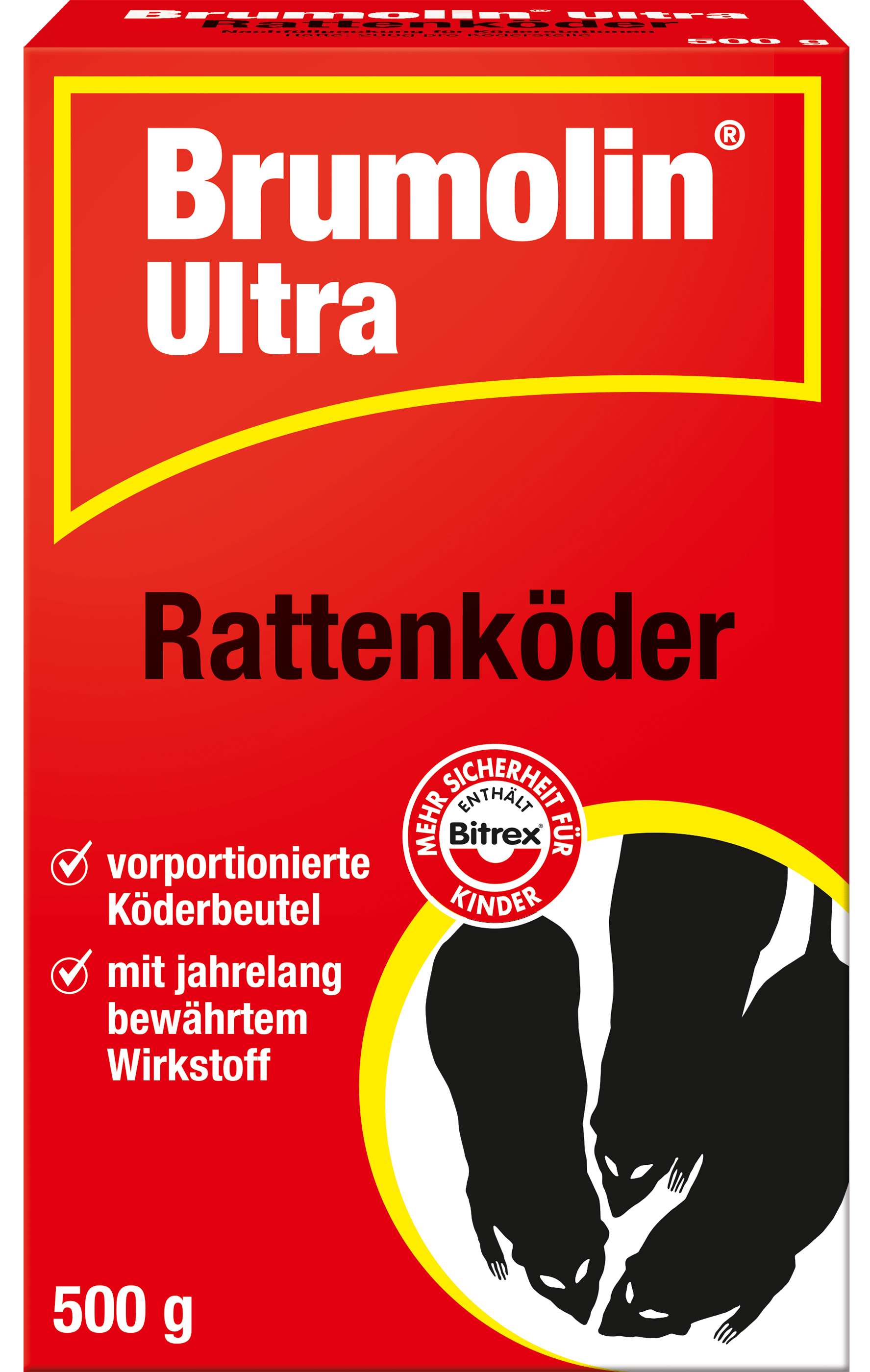 Protect Home Brumolin Ultra Rattenköder 500 g  