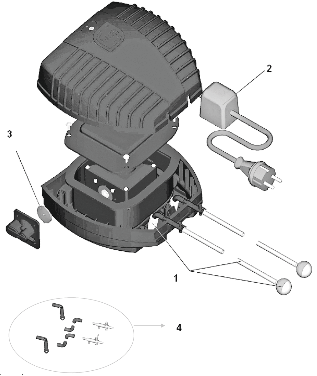  AquaOxy 1000 Ersatzteile