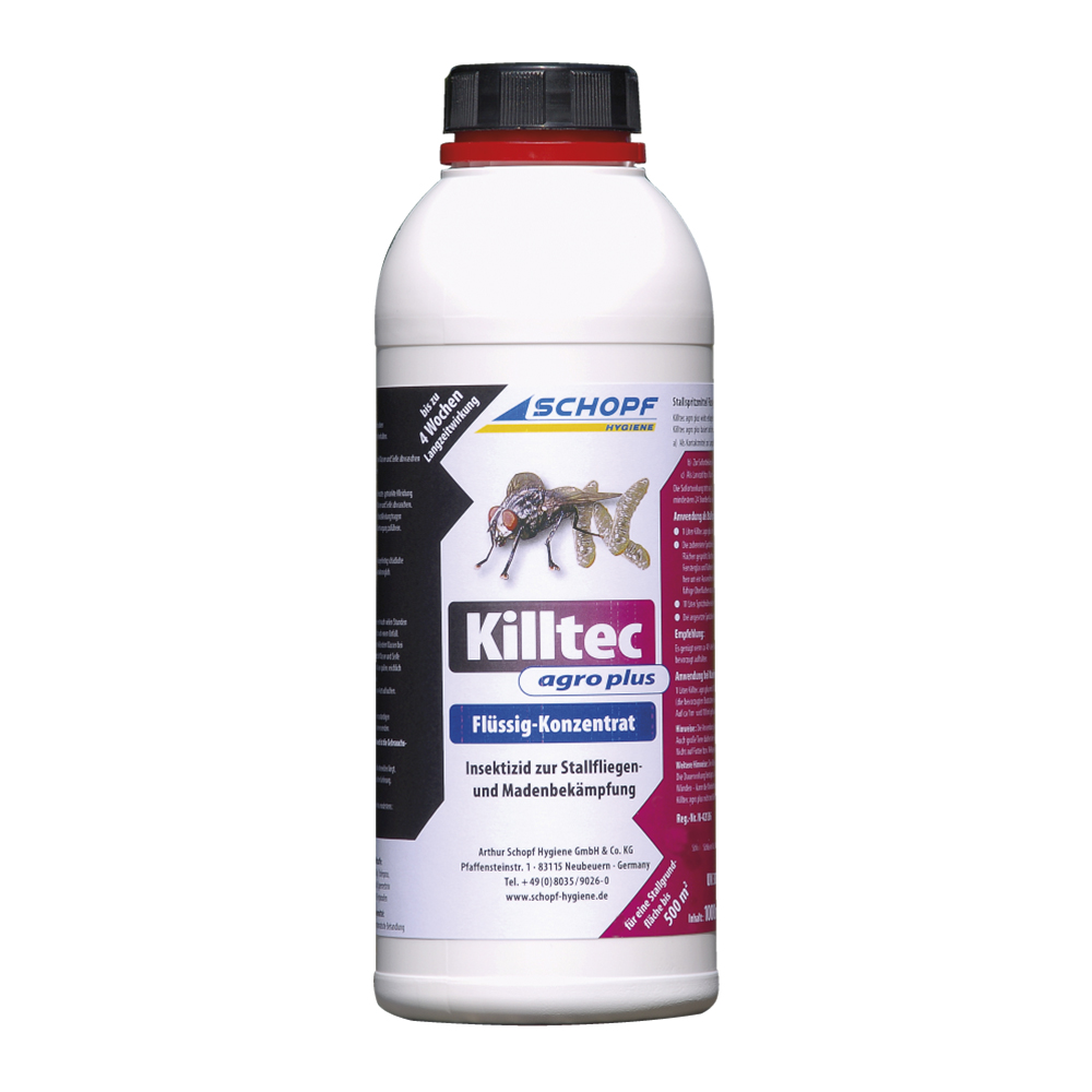 Killtec agro plus Spritzmittel gegen Fliegen und Fliegenmaden 1L