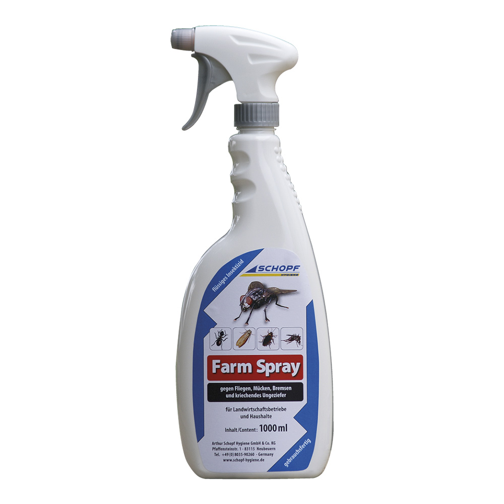 Farm Spray Gebrauchsfertiges Stallfliegenspray 1000 ml 