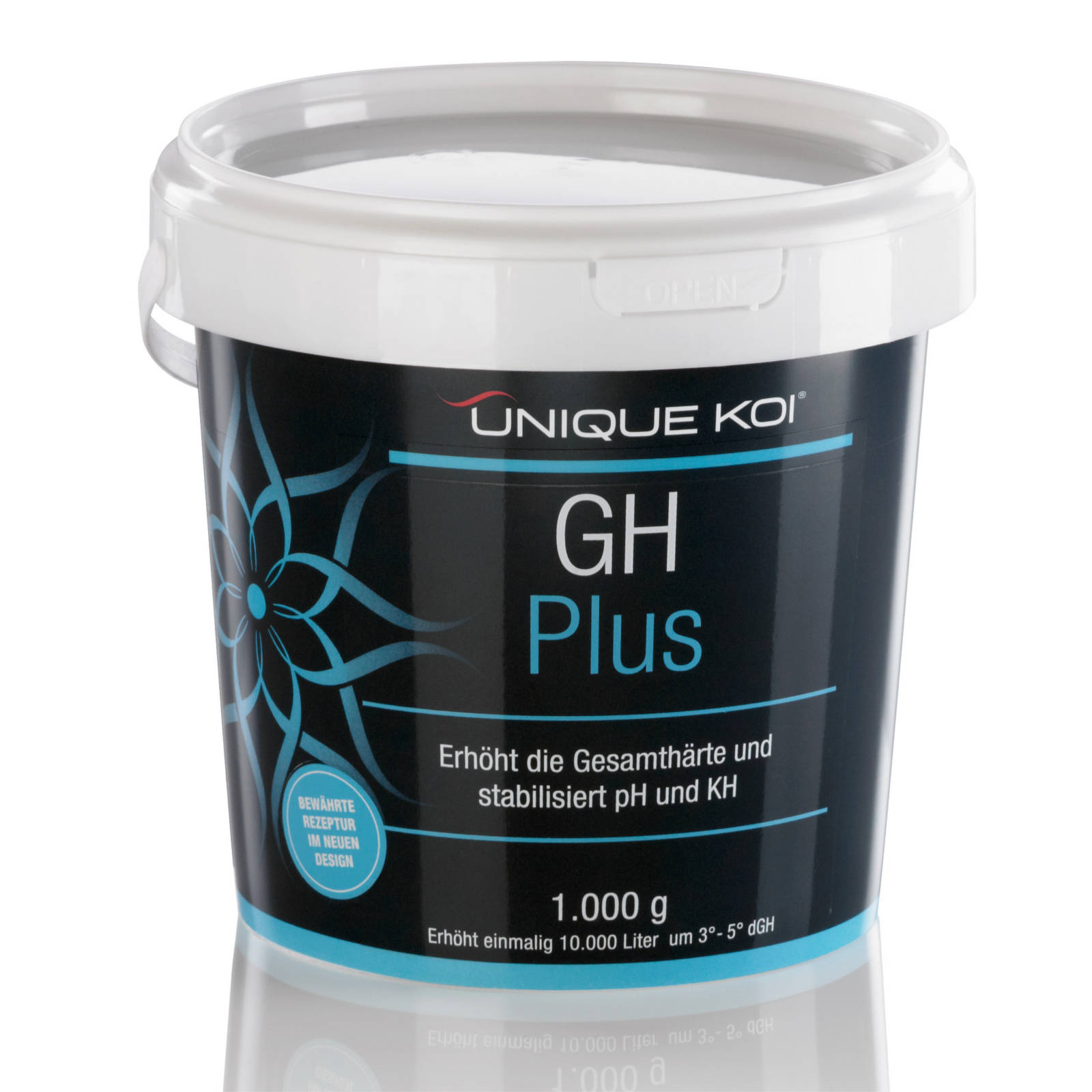 Unique Koi GH Plus Erhöht die Gesamthärte und stabilisiert pH und KH 500g für 5000l