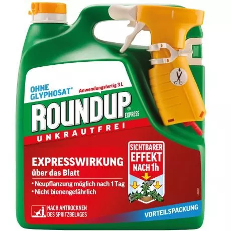 Roundup® EXPRESS Unkrautfrei Sprühflasche 3 Liter