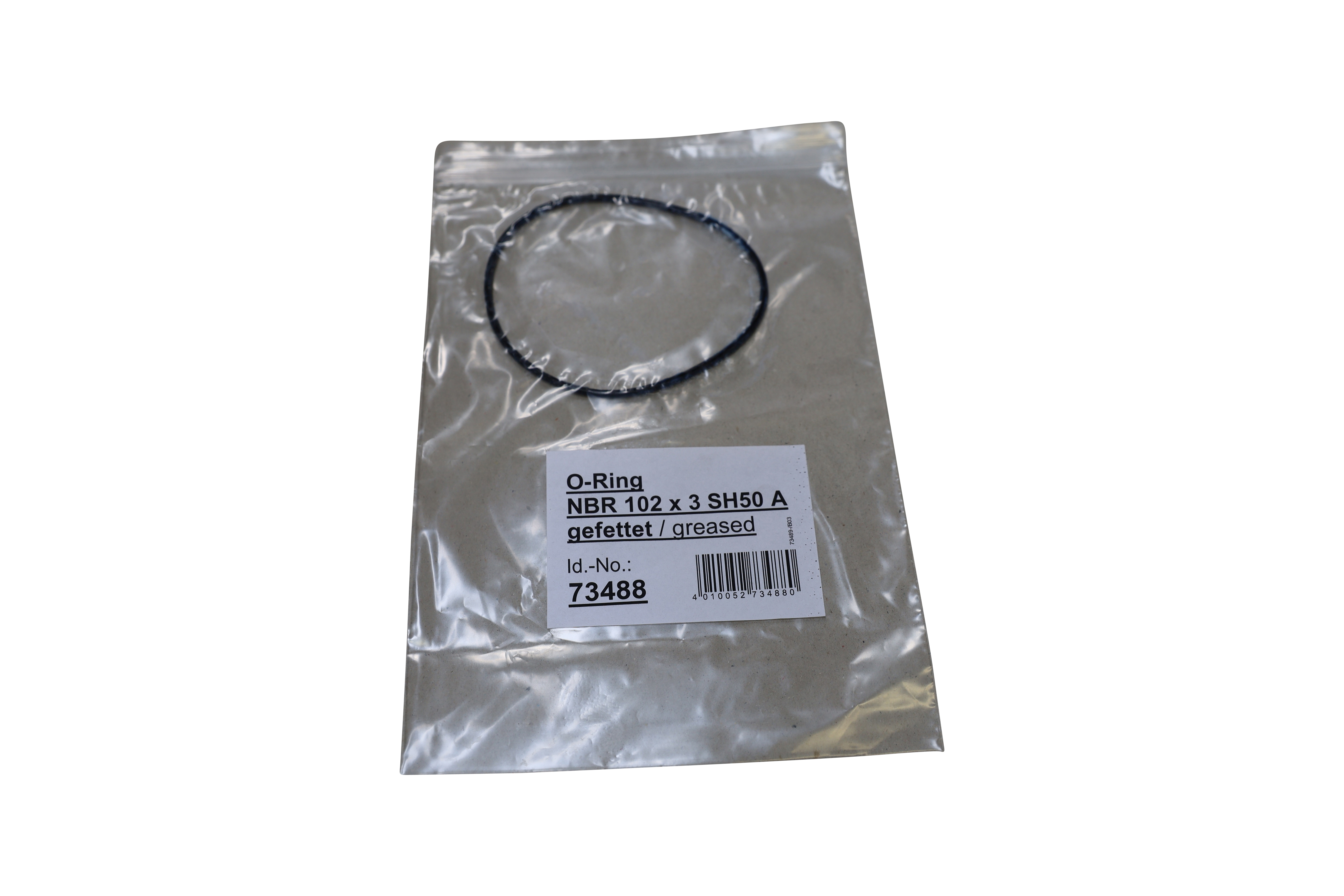 O-Ring NBR 102 x 3 SH50 A gefettet