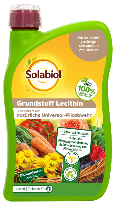 Solabiol Grundstoff Lecithin unterstützt die natürliche Abwehr von Pilzkrankheiten 800 ml