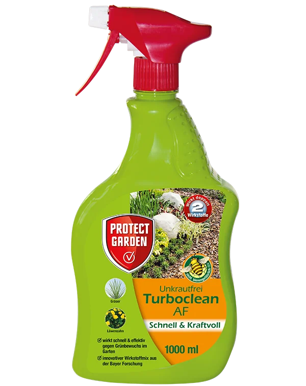 Protect Garden Turboclean Unkrautfrei AF Breites Wirkungsspektrum (Unkräuter/Algen/Moos) 1000 ml 