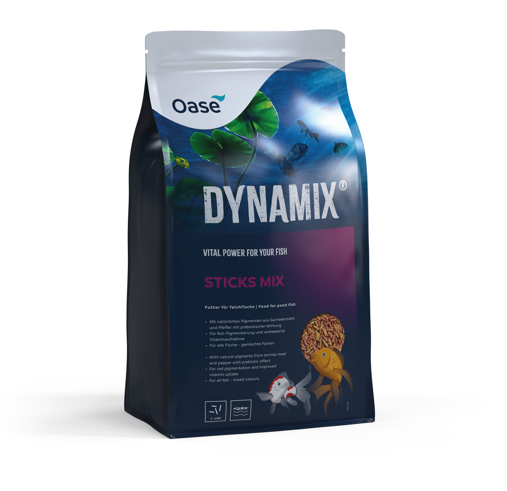 DYNAMIX Sticks Mix 20 l – Der perfekte Mix für gemischte Teichfische