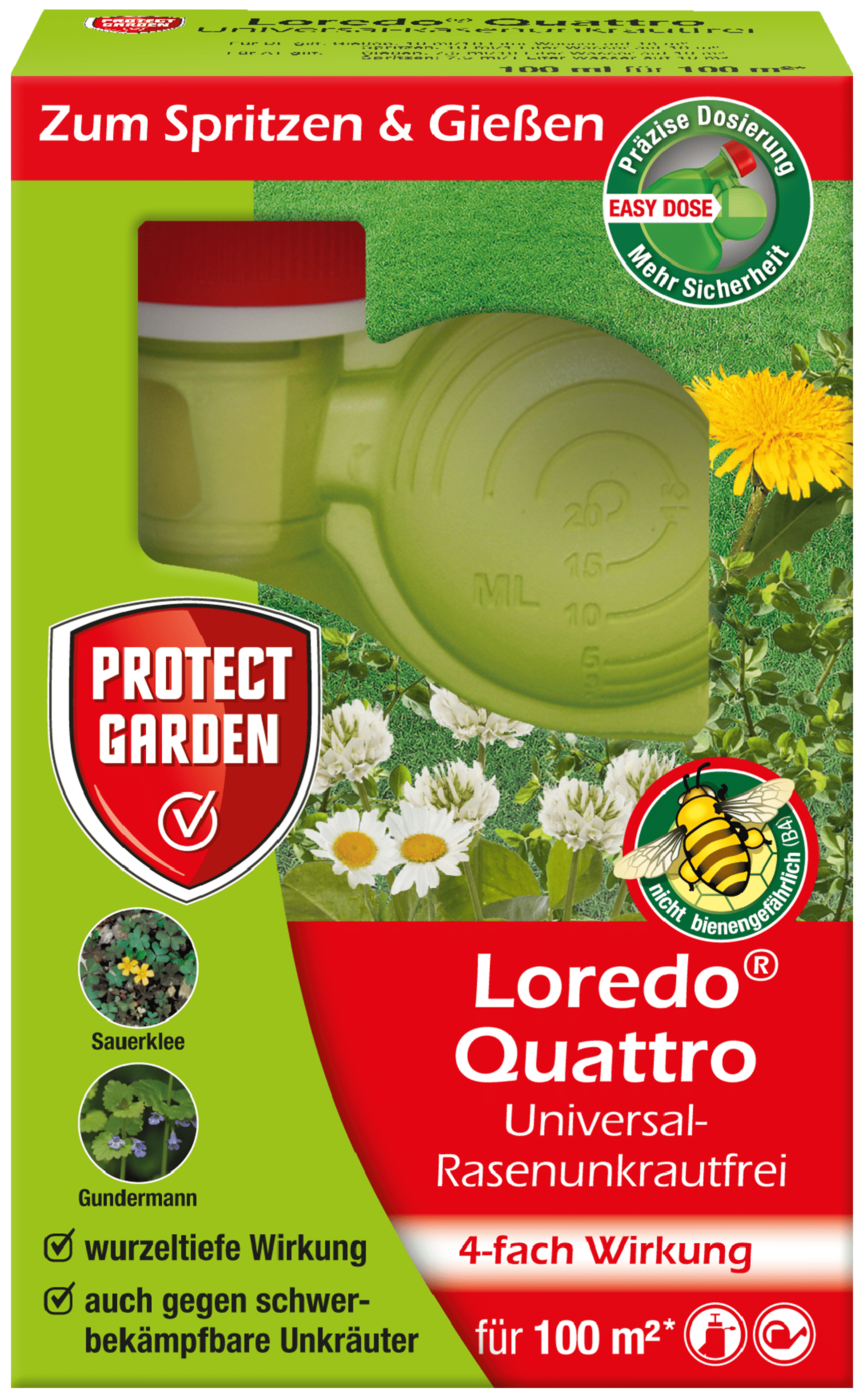 Protect Garden Loredo Quattro Universal-Rasenunkrautfrei für 100 m²