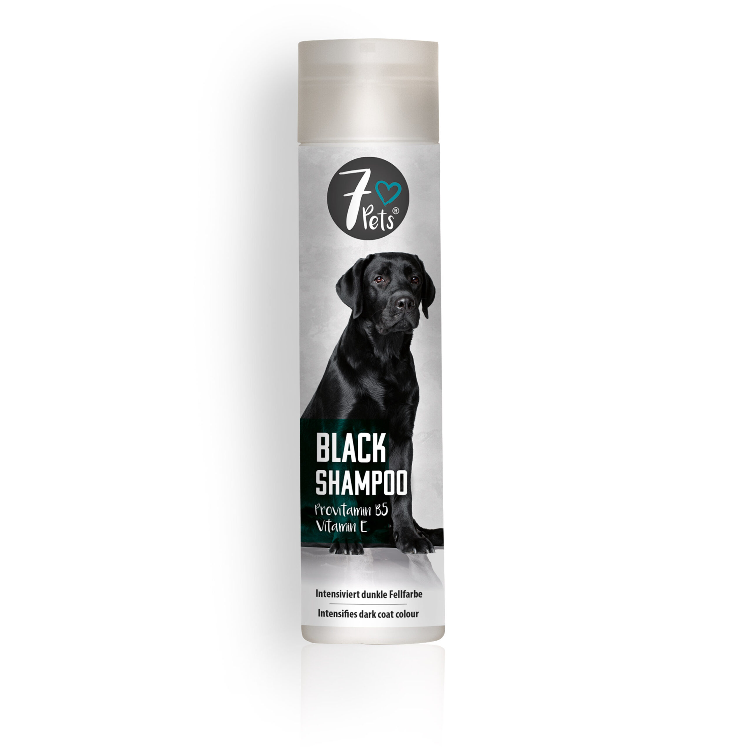 7 ♥ Pets BLACK SHAMPOO mit Provitamin B5 & Vitamin E