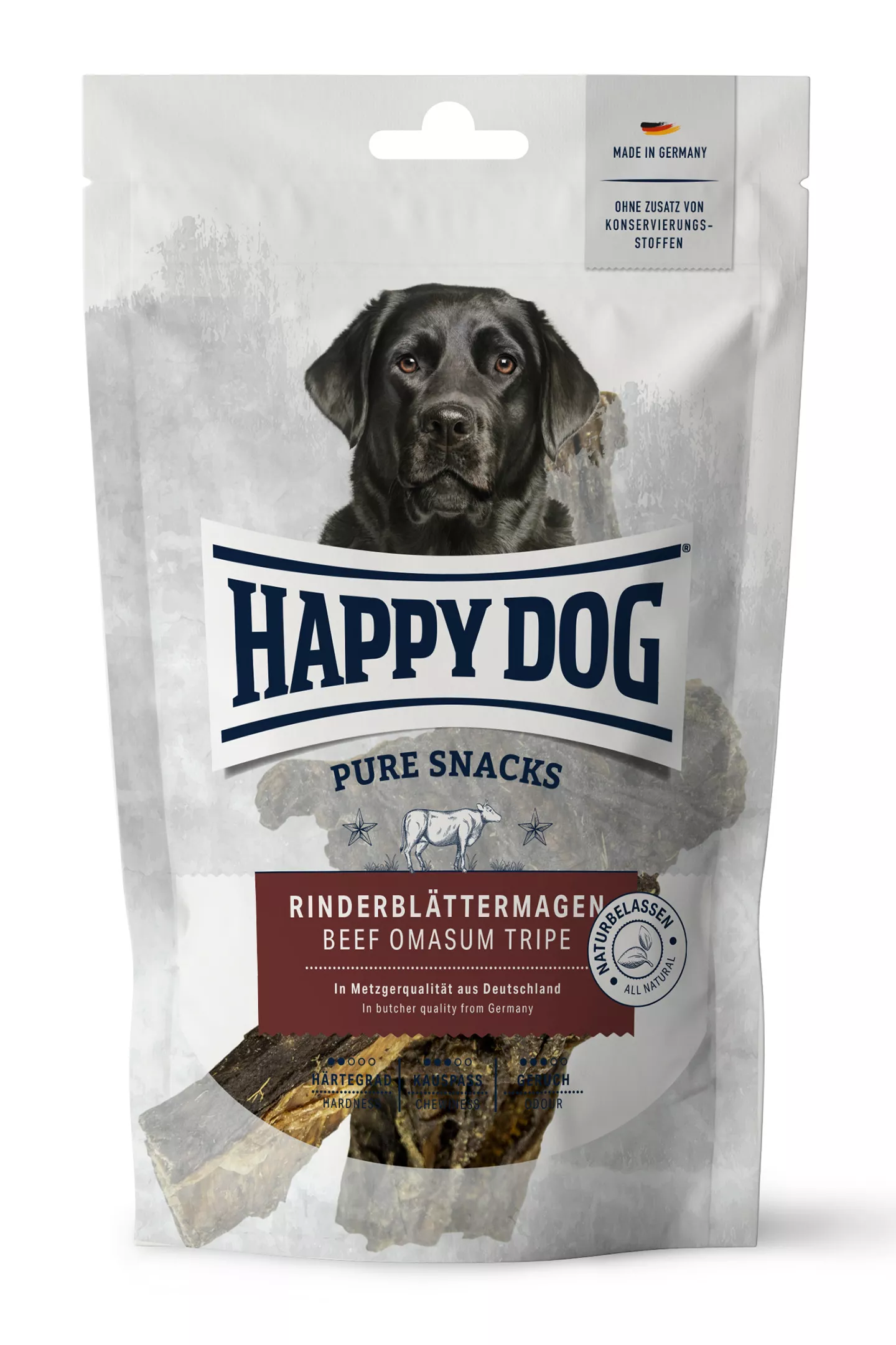 Happy Dog 250 g Rinderblättermagen ohne Zusatzstoffe