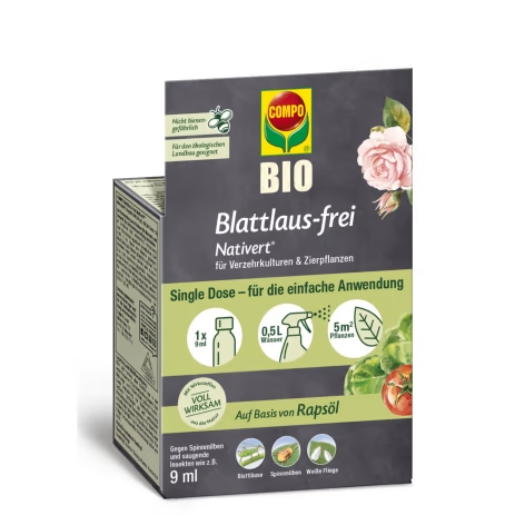 COMPO Blattlaus-frei Nativert® Pflanzenschutz 9 ml Flasche