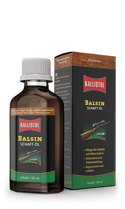 Ballistol BALSIN Schaft-Öl dunkelbraun 50 ml