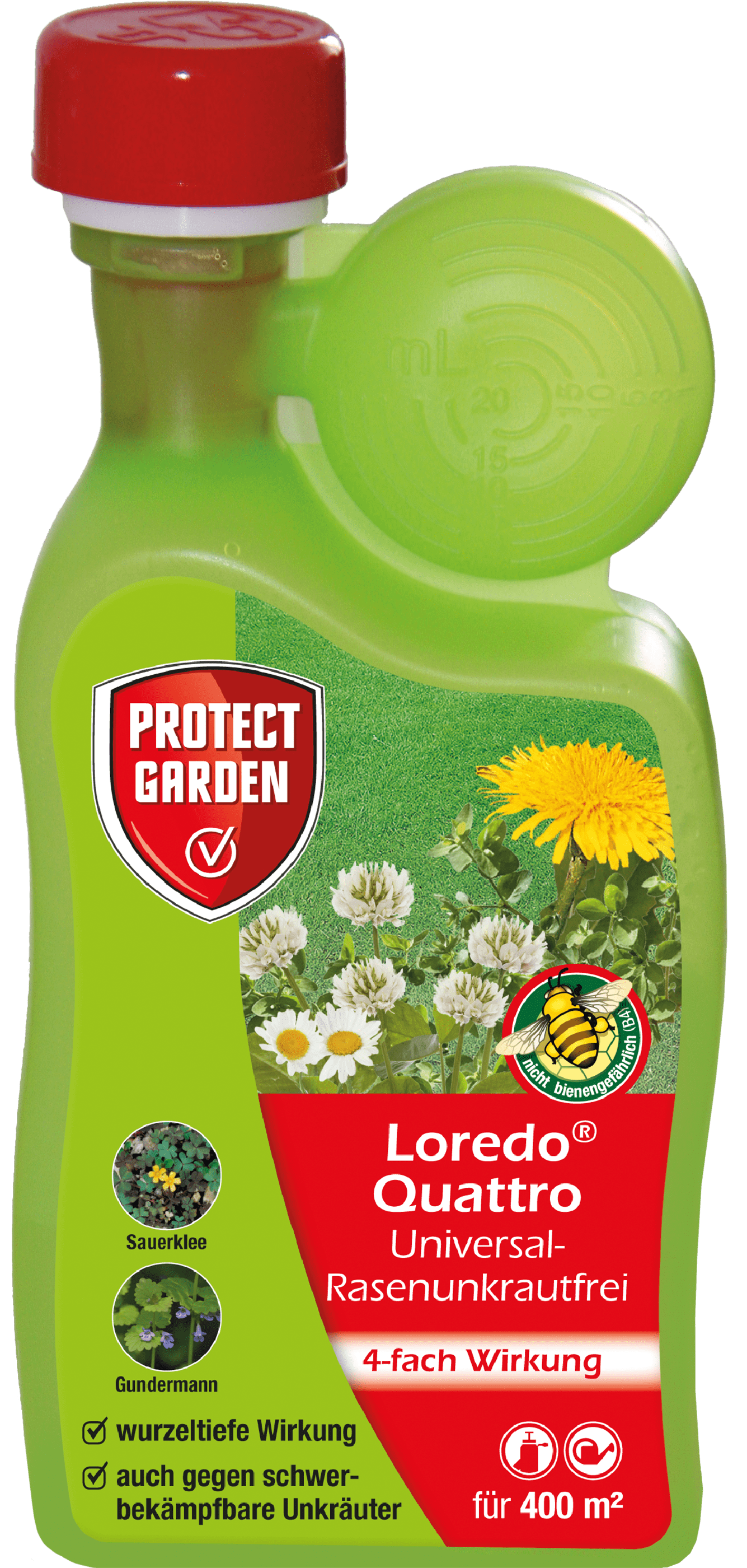 Protect Garden Loredo Quattro Universal-Rasenunkrautfrei für 400 m²
