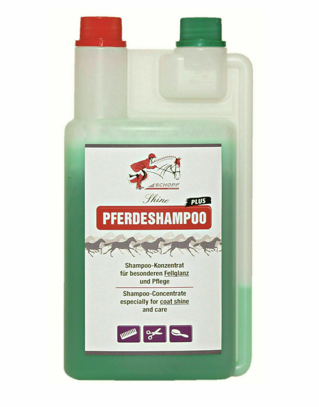 Schopf Riders Shine Pferdeshampoo Plus 1L